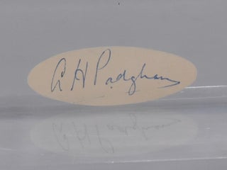 Item #6881 cut autograph. Alfred Harry Padgham