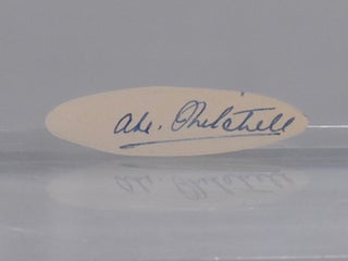 Item #6888 cut autograph. Henry Abraham Mitchell, Abe