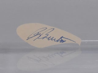 Item #6899 cut autograph. Richard Burton