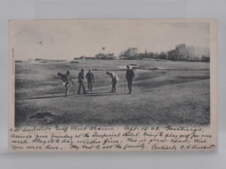 Item #6925 St. Andrews "Golf Putting" Postcard