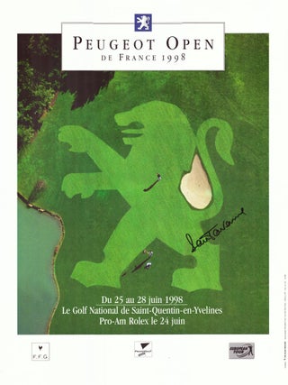 Item #6955 French Open 1998 by Peugot signed by winner Torrance. Poster