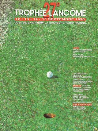 Item #6957 Lancome Trophy 1996. Poster