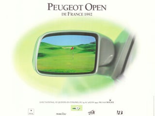 Item #6966 French Open 1992 by Peugot. Poster
