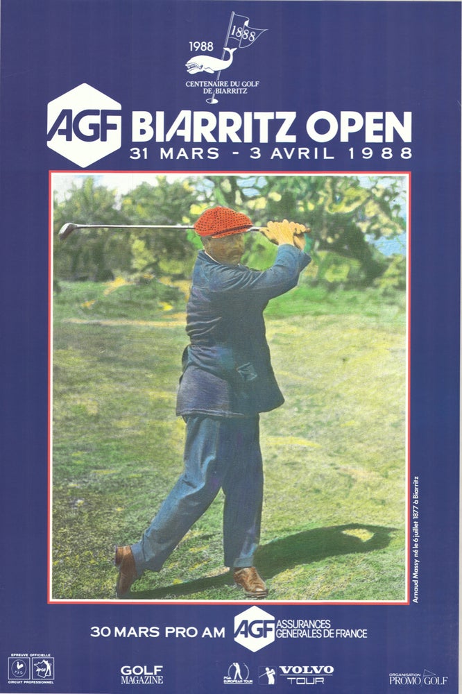 Item #6973 Biarritz Open 1988 Open. Poster.
