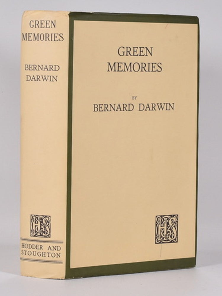 Item #7069 Green Memories. Bernard Darwin.