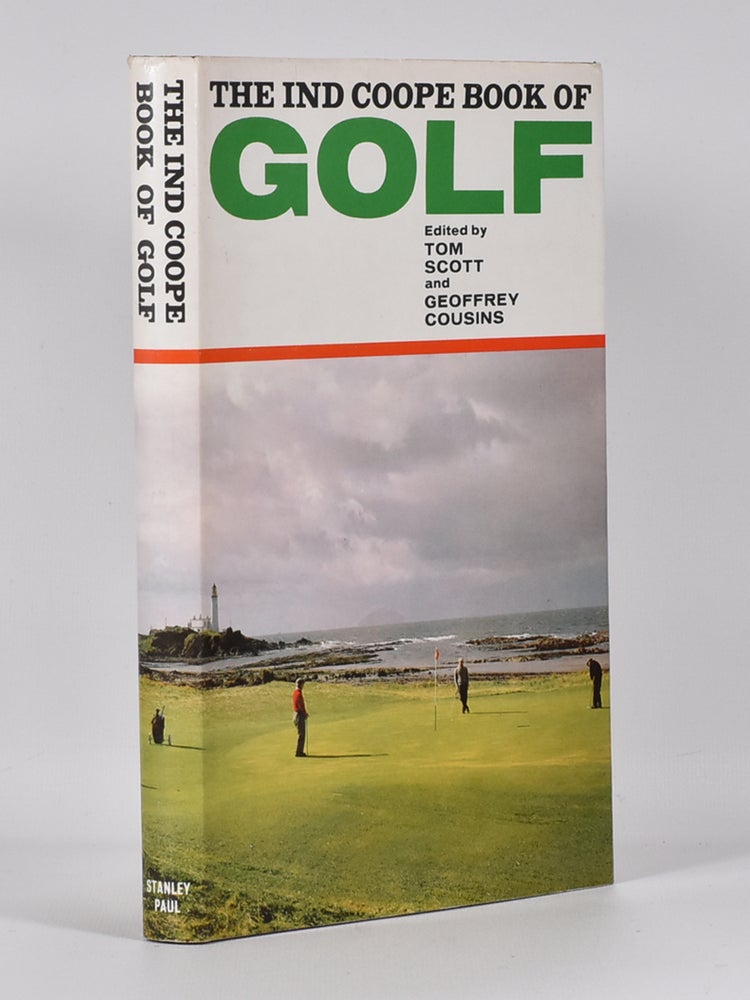Item #7077 The Ind Coope Book of Golf. Tom Scott, Geoffrey Cousins.