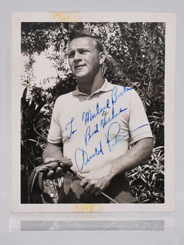 Item #7109 Signed Photograph. Arnold Palmer.