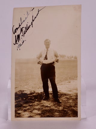 Item #7360 signed photograph 1926. A. W. Tillinghast