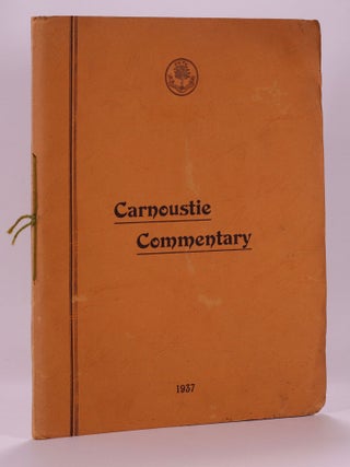 Item #7397 Carnoustie and its Golf Courses; Carnoustie Commentary. Carnoustie Golf Courses