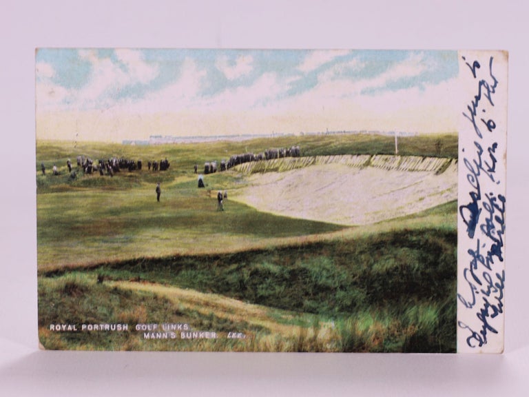 Item #7435 Royal Portrush Golf Club, Manns bunker. postcard.