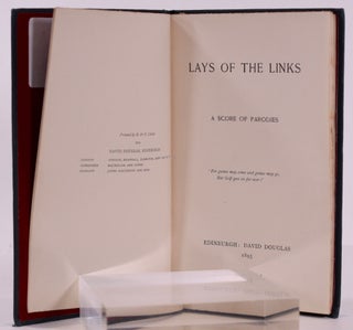 Lays of the Links "A Score of Parodies"