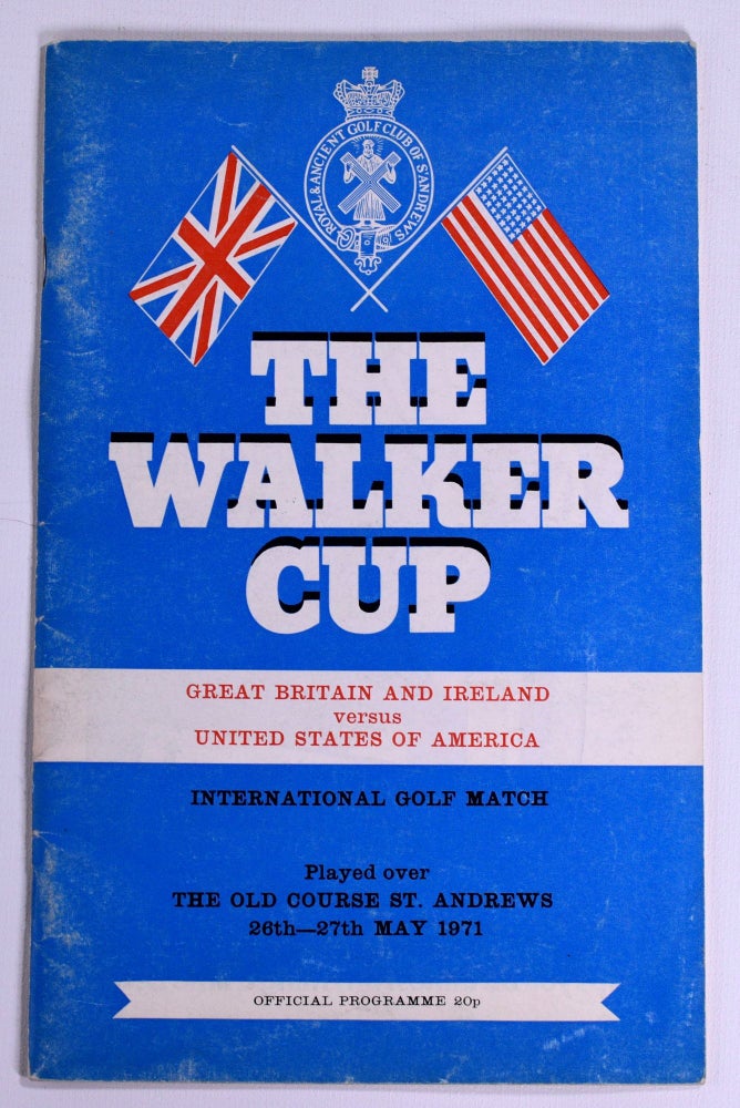Item #7752 Walker Cup 1971 Official Golf Programme. R, A.