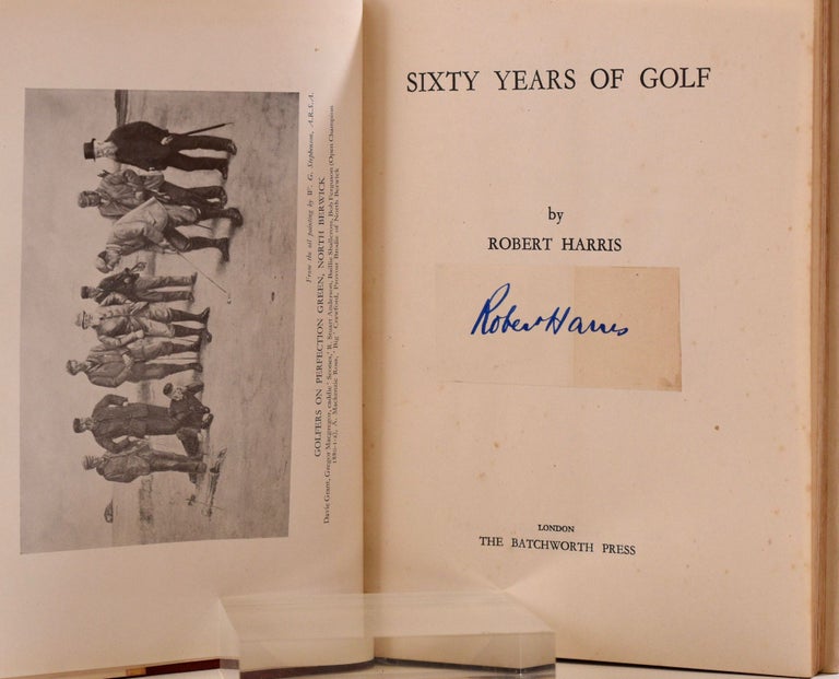 Item #7822 Sixty Years of Golf. Robert Harris.