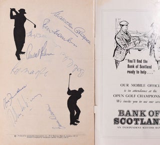 The Open Championship 1968. Official Programme. SIGNED!
