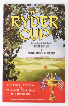 Item #7972 Ryder Cup 1961 Official Programme. P G. A