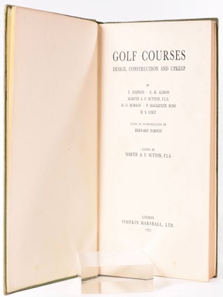 Golf Courses, Design, Construction and Upkeep.