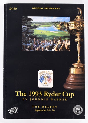 Item #8036 Ryder Cup 1993 Official Programme. P G. A