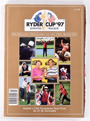 Item #8038 Ryder Cup 1997 Official Programme. P G. A