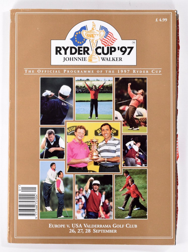 Item #8038 Ryder Cup 1997 Official Programme. P G. A.