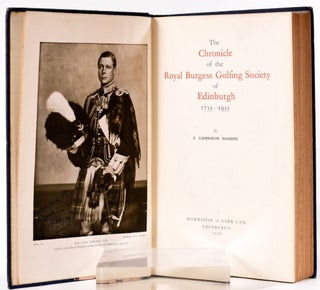 The Chronicle of the Royal Burgess Golfing Society of Edinburgh. 1735-1935.