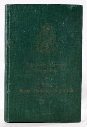 Centenary Souvenir Handbook of the Royal Bombay Golf Club 1842-1942