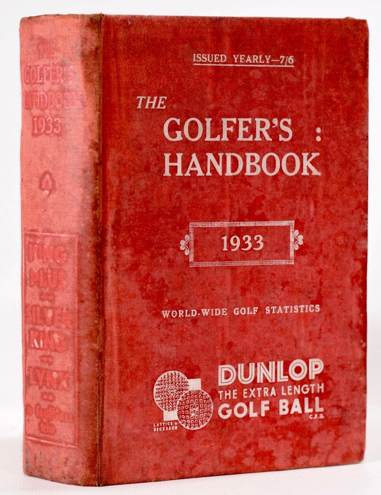 Item #8208 The Golfer´s Handbook. Golfer's Handbook.