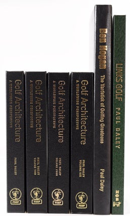 Item #8215 Golf Architecture A Worldwide perspective Volumes, The Links plus Yardstick. Paul Daley