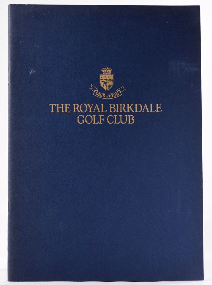 Item #8251 The Royal Birkdale Golf Club, centenary programme. Royal Birkdale Glf Club.