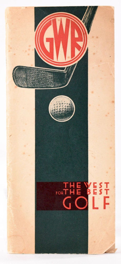 Item #8292 Golf Courses Served by the G.W.R. Great Western Railway Company.