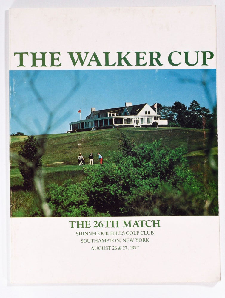 Item #8351 Walker Cup 1977 Official Golf Programme. U S. G. A.