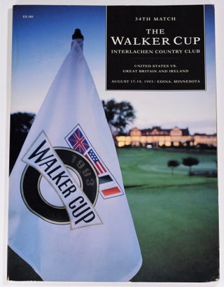 Item #8377 Walker Cup 1993 Official Golf Programme. R, A. / U. S. G. A