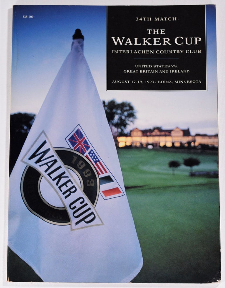 Item #8377 Walker Cup 1993 Official Golf Programme. R, A. / U. S. G. A.
