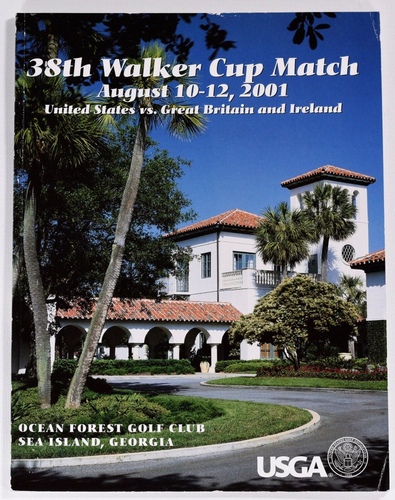 Item #8384 Walker Cup 2001 Official Golf Programme. R, A. / U. S. G. A.