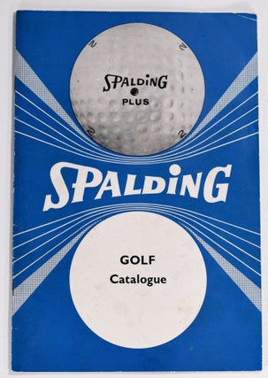 Item #8401 Golf Catalogue. Spalding