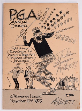 Item #8418 1973 Dinner. Professional Golfers Association