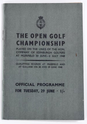 Item #8811 The Open Championship 1948. Official Programme. The Royal, Ancient Golf Club of St....