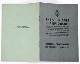 The Open Championship 1948. Official Programme.