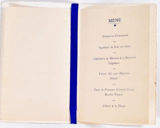 Dinner Menu Signed! J.H. Taylor, Henry Cotton....; O.U.G.C. versus Mr J.H. Taylor's Team