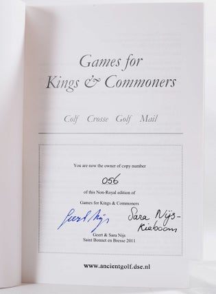 Games for Kings and Commener's