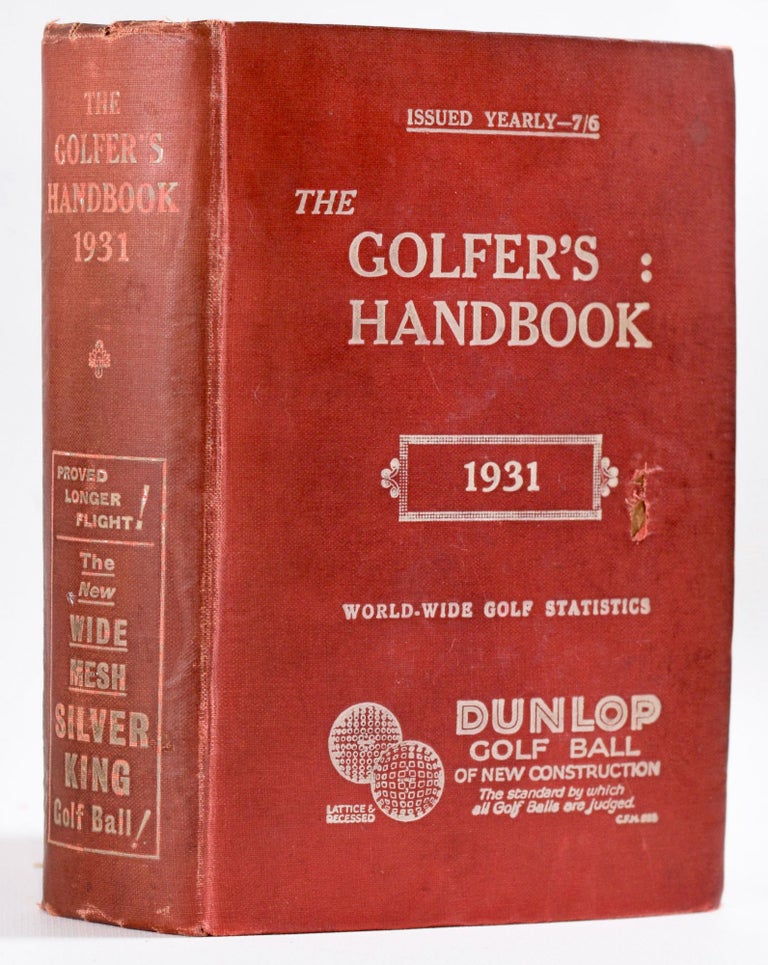 Item #8905 The Golfer´s Handbook. Golfer's Handbook.