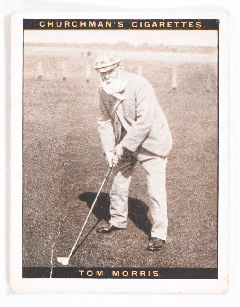 Item #8998 Tom Morris (card No. 8). W A., A C. Churchman Famous Golfers "cigarette card" "cigarette card"