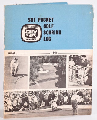 Item #9053 SNI Pocket Golf Scoring Log. SNI, Sports Network Incoporated