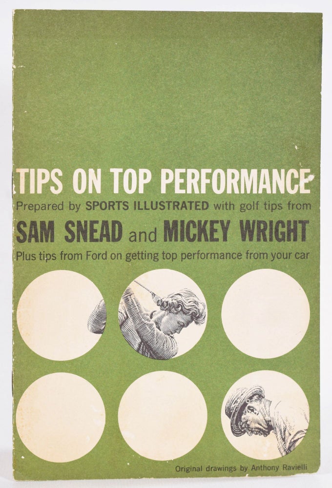 Item #9077 Tips on Top Performance with golf tips from Sam Snead and Micky Wright. Sports Illustrated.