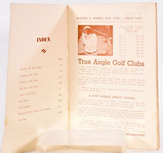 Golf 1938-39 (equipment catalogue)