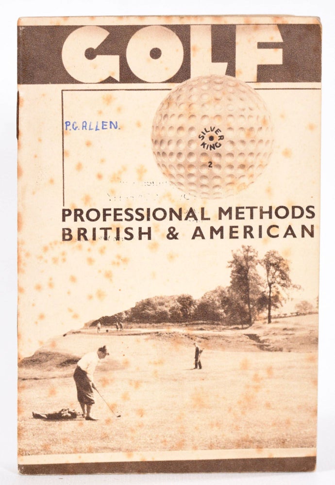 Item #9107 ModernGolfing Methods by British and American experts; Special photographs of Harry Vardon, Archie Compston, Henry Cotton, George Duncan, Sandy Herd and Percy Alliss. MacBeth Jas. Currie.
