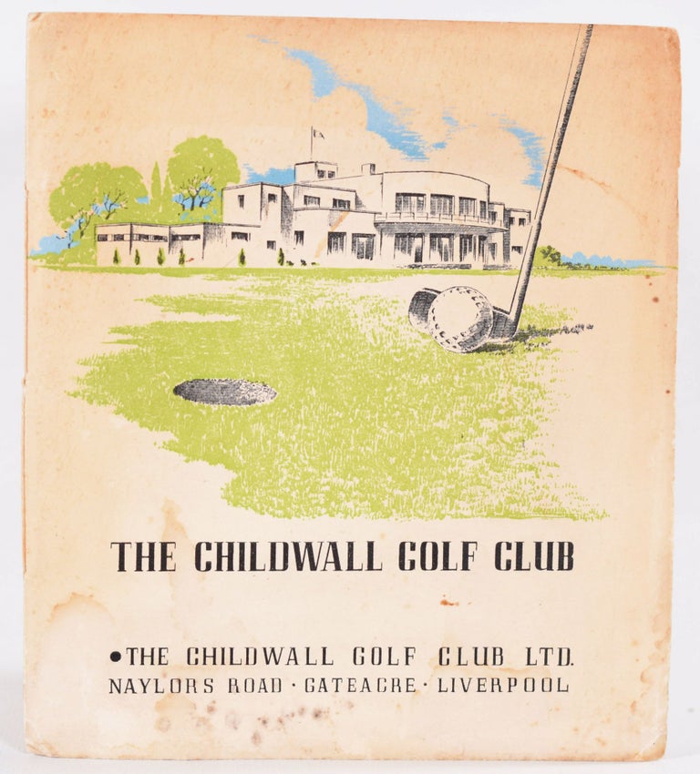 Item #9115 The Childwall Golf Club Opening of 'Gate acre' 10th June 1939. Childwall Golf Club.