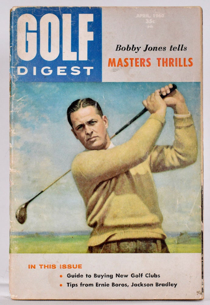 Item #9122 Bobby Jones cover 1960. Golf Digest.