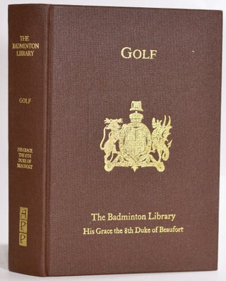 Item #9286 Golf (from the Badminton Library series). Horace G. Hutchinson