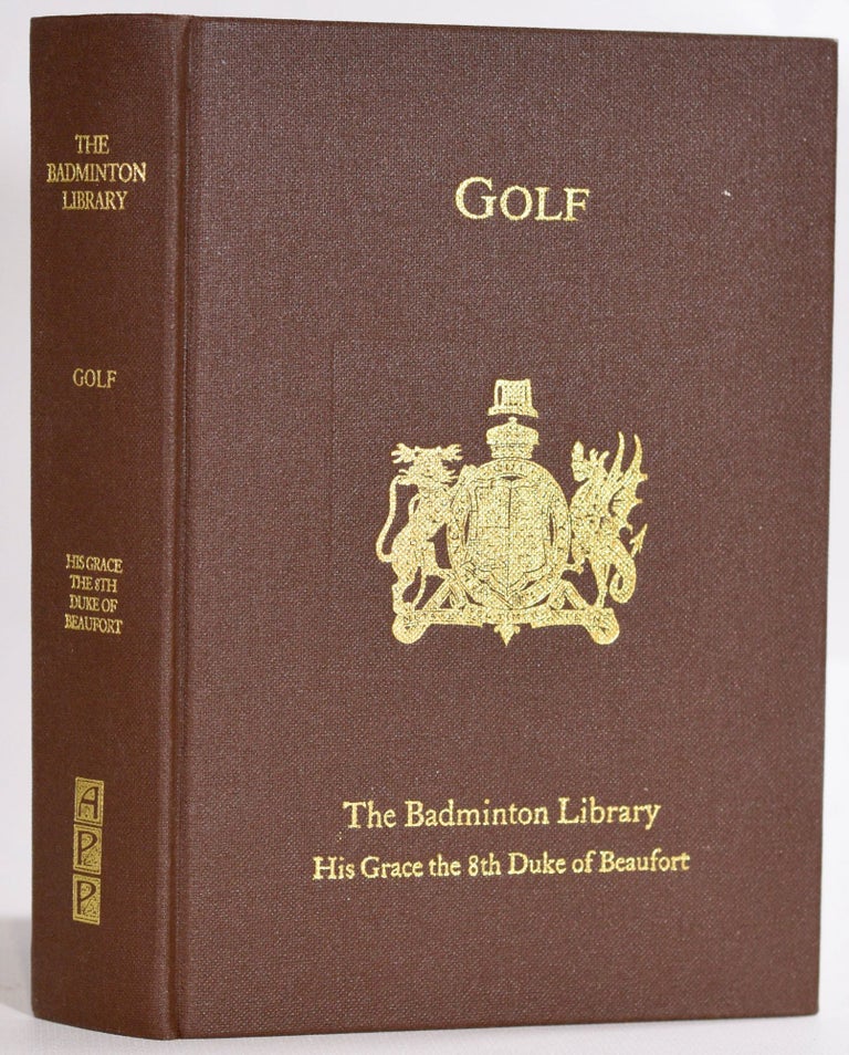 Item #9286 Golf (from the Badminton Library series). Horace G. Hutchinson.