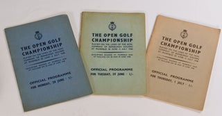 Item #9512 The Open Championship 1948. Official Programme. The Royal, Ancient Golf Club of St....